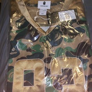 Bape x Adidas SB football Jersey size L